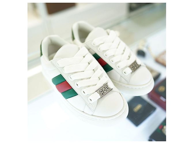 Gucci Sneakers in pelle bianca da uomo AADMG Bianco - vista 11