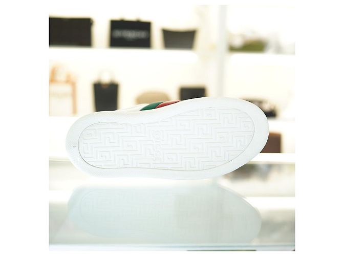 Gucci Sneakers in pelle bianca da uomo AADMG Bianco - vista 17