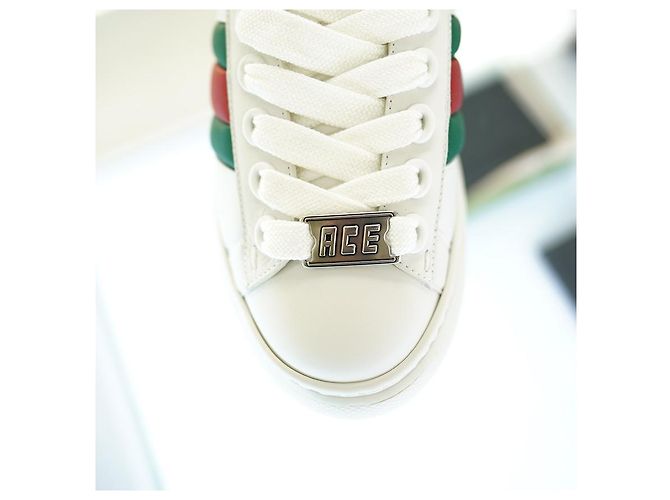Gucci Sneakers in pelle bianca da uomo AADMG Bianco - vista 18