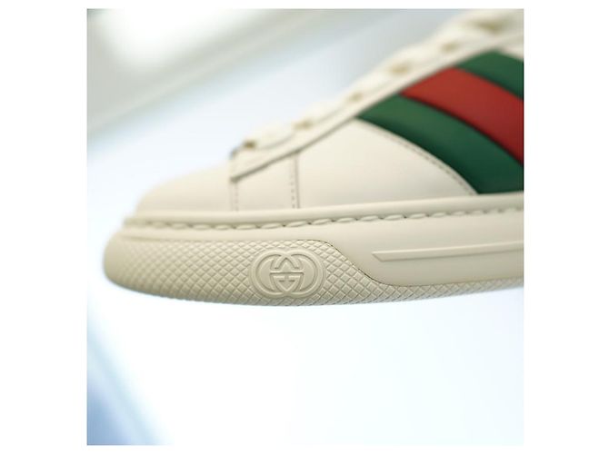 Gucci Sneakers in pelle bianca da uomo AADMG Bianco - vista 19