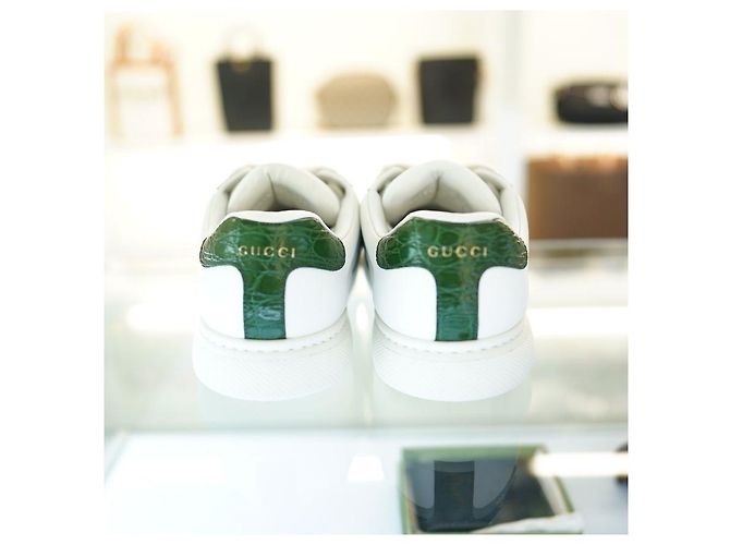 Gucci Sneakers in pelle bianca da uomo AADMG Bianco - vista 5