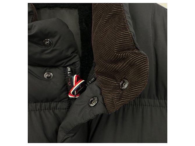 Jaqueta acolchoada Moncler Grenoble Sernur Preto - vista 4