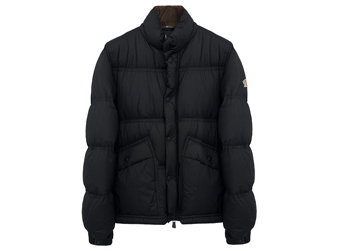 Jaqueta acolchoada Moncler Grenoble Sernur Preto - vista 7