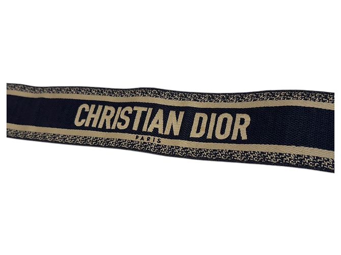 Dior Correa de hombro con logo Azul - vista 3