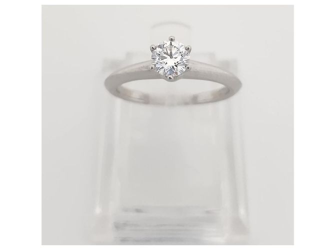 Tiffany & Co Anello in diamante di platino Argento - vista 15