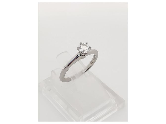 Tiffany & Co Anello in diamante di platino Argento - vista 4