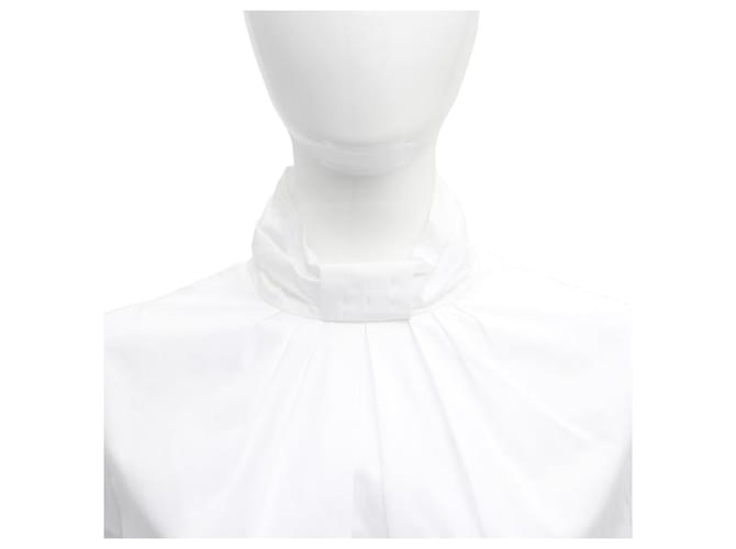 Céline Camicia in cotone bianco - vista 13