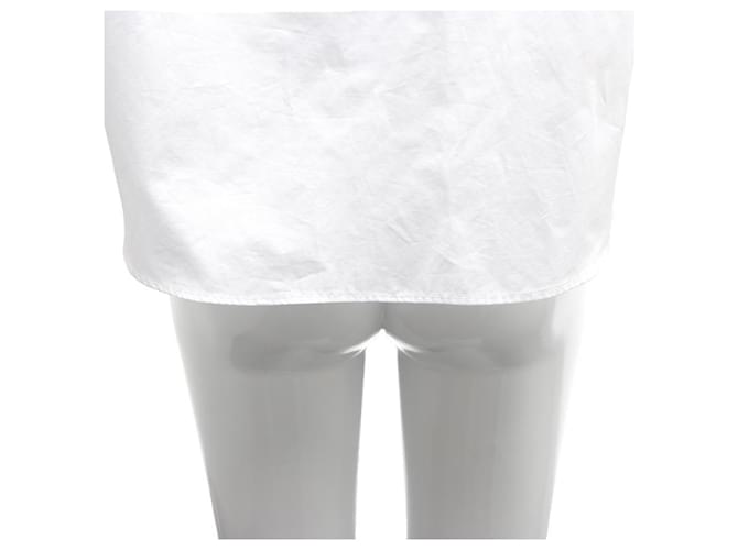 Céline Camicia in cotone bianco - vista 18