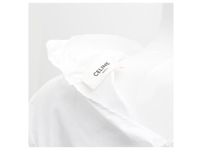 Céline Camicia in cotone bianco - vista 19
