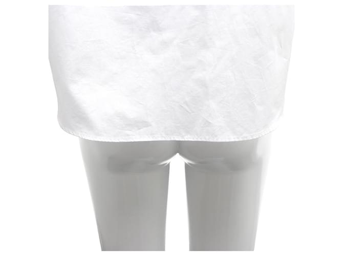 Céline Camicia in cotone bianco - vista 7
