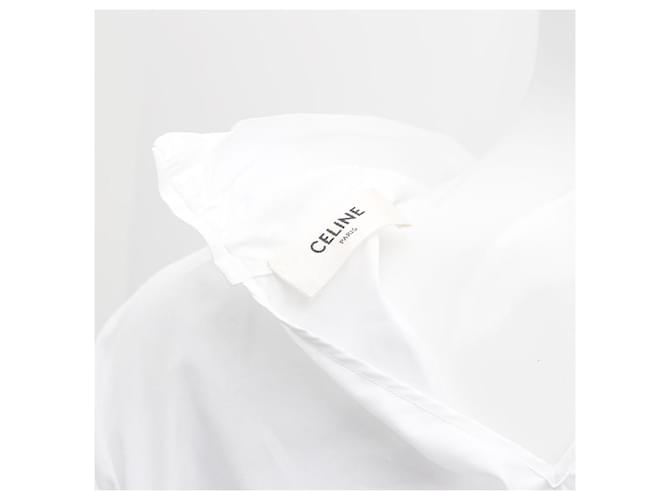 Céline Camicia in cotone bianco - vista 8