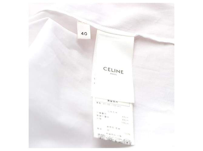 Céline Camicia in cotone bianco - vista 9
