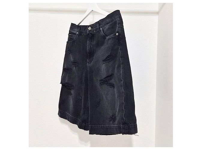 Dolce & Gabbana Pantaloncini in denim Nero - vista 2
