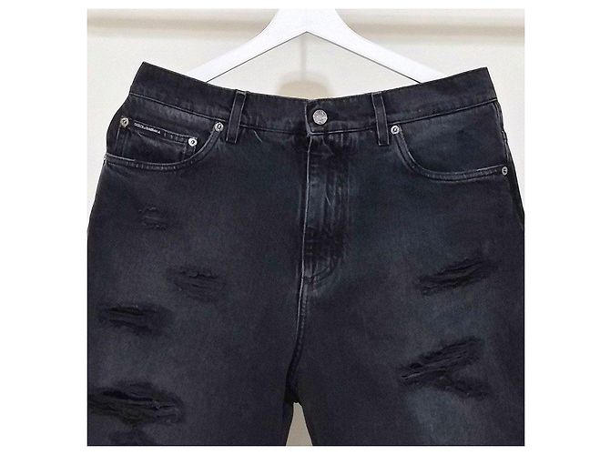 Dolce & Gabbana Pantaloncini in denim Nero - vista 4