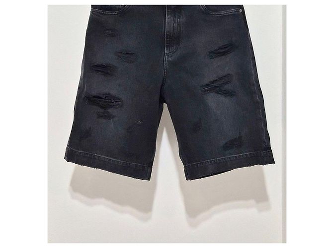Dolce & Gabbana Pantaloncini in denim Nero - vista 5