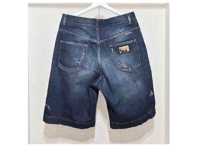Dolce & Gabbana Pantaloncini in denim Blu - vista 3