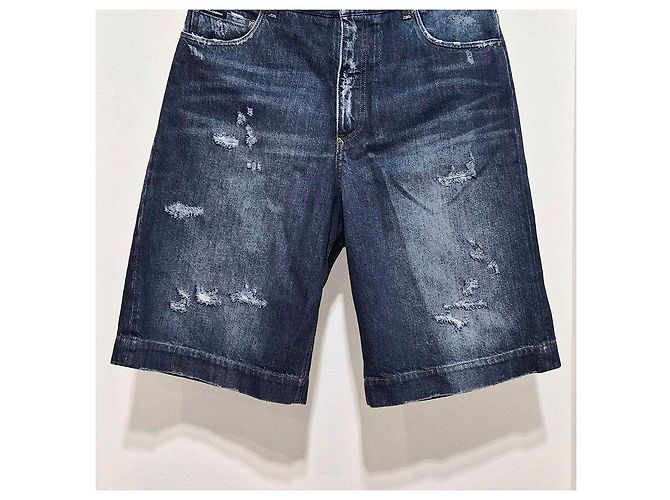 Dolce & Gabbana Pantaloncini in denim Blu - vista 5