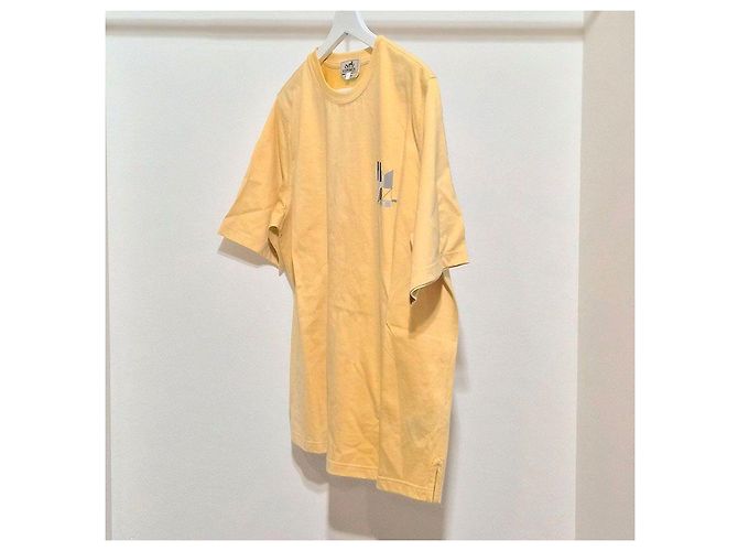 Hermès Mini Leather Patch T-Shirt Orange - view 2