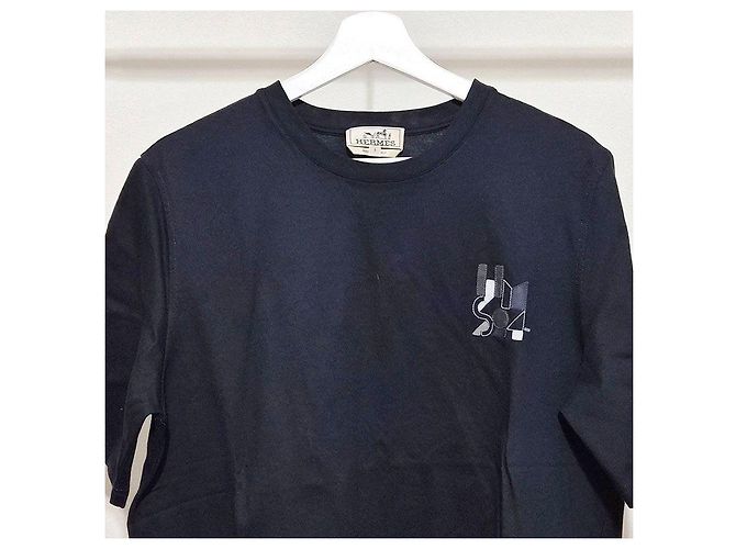 Hermès Mini Leather Patch Short Sleeve Black - view 4