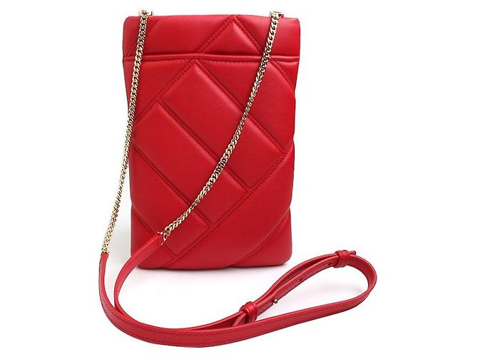 Bulgari Serpenti Mini Crossbody Rosso - vista 3