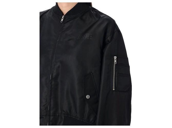 Maison Martin Margiela Casaco Bomber Preto - vista 6