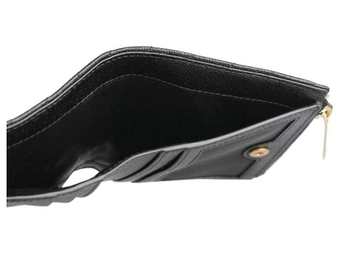 Saint Laurent Monogram Quilted Wallet Black - view 8