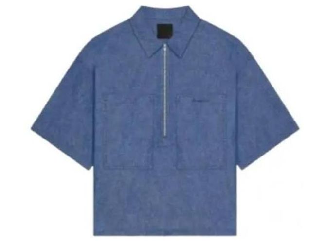 Givenchy Chambray Denim Overshirt Blue - view 4