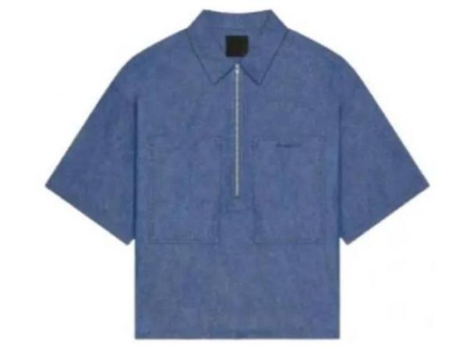 Givenchy Chambray Denim Overshirt Blue - view 5