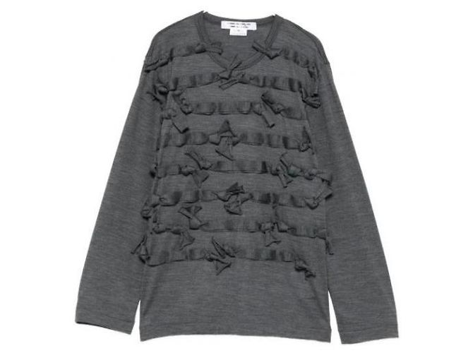 Comme Des Garcons Jersey de lana peinada RP - vista 5