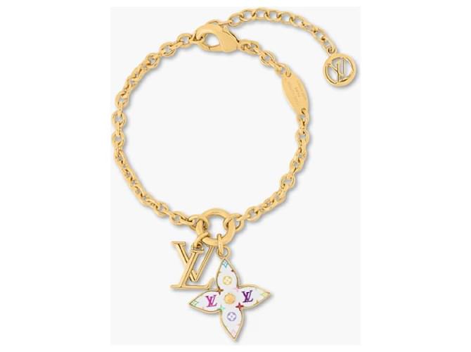 Louis Vuitton Bracciale LV TM Monogramma Multicolore Nero - vista 2