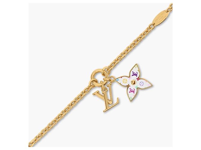 Louis Vuitton Bracciale LV TM Monogramma Multicolore Nero - vista 3