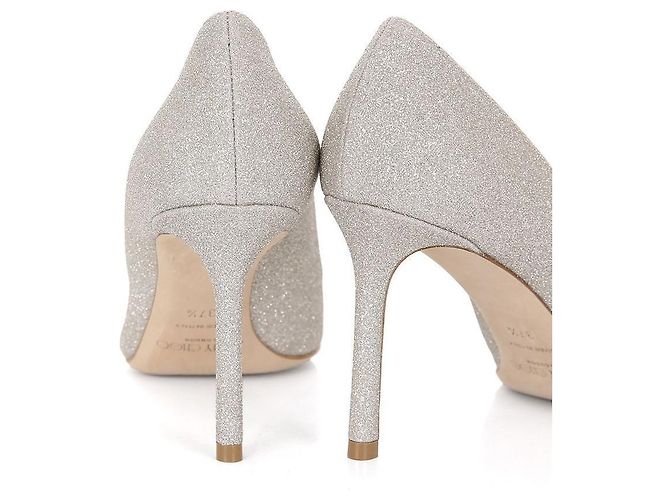 Jimmy Choo Romy Pumps in Platin-Eis Braun - Ansicht 11