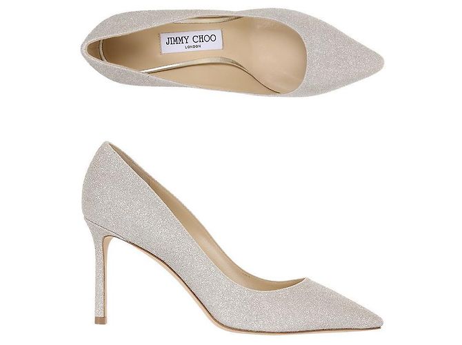 Jimmy Choo Romy Pumps in Platin-Eis Braun - Ansicht 2
