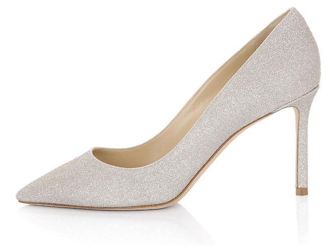 Jimmy Choo Romy Pumps in Platin-Eis Braun - Ansicht 3