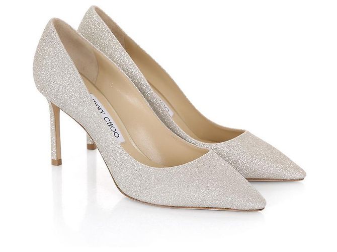 Jimmy Choo Romy Pumps in Platin-Eis Braun - Ansicht 4