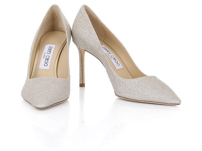 Jimmy Choo Romy Pumps in Platin-Eis Braun - Ansicht 5