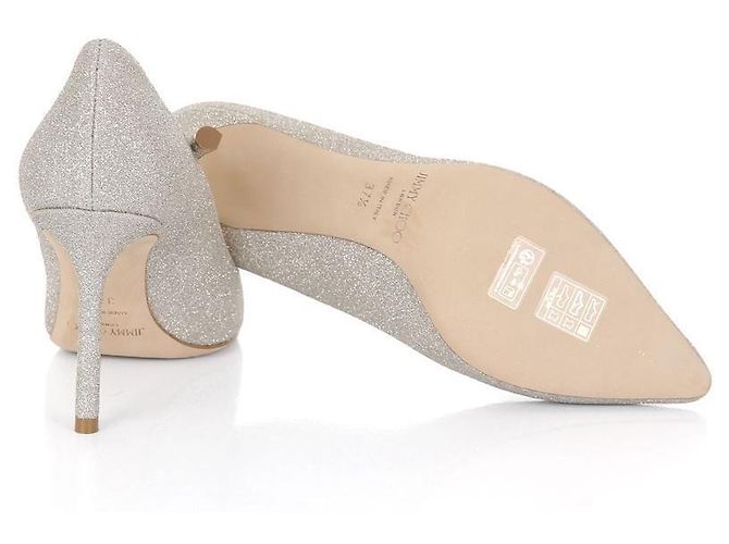 Jimmy Choo Romy Pumps in Platin-Eis Braun - Ansicht 6