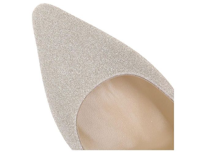 Jimmy Choo Romy Pumps in Platin-Eis Braun - Ansicht 8