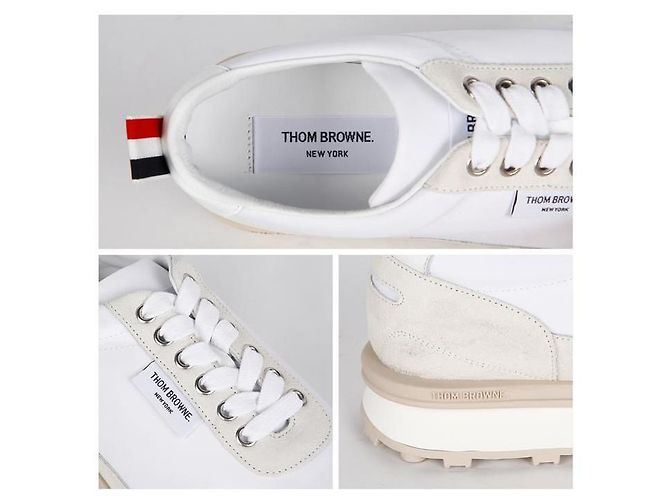 Thom Browne Eco Nylon Alleymate Trainer Sneakers Weiß - Ansicht 10