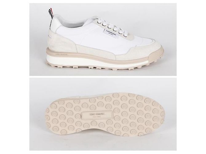Thom Browne Eco Nylon Alleymate Trainer Sneakers Weiß - Ansicht 3