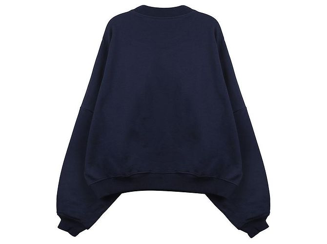 Marni Sudadera de algodón estampada en azul marino - vista 4