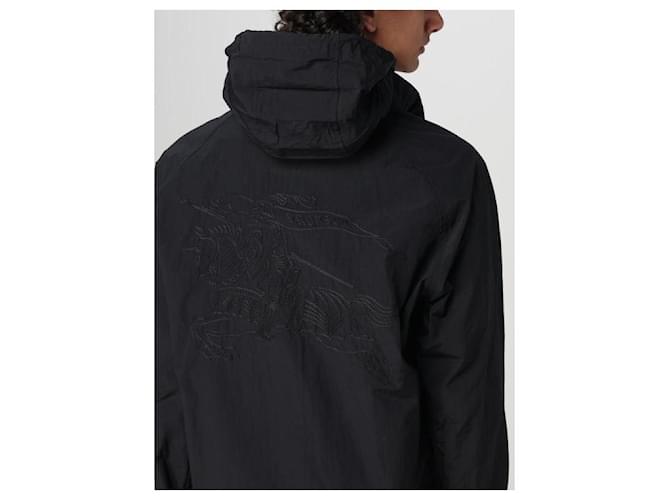 Burberry Giacca in misto cotone Nero - vista 8