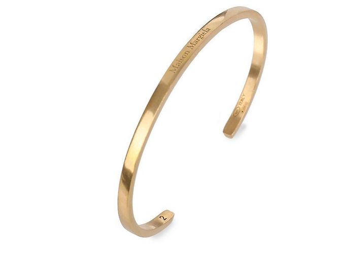 Maison Martin Margiela Bracciale Slim Logo - vista 7