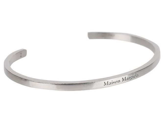 Maison Martin Margiela Bracciale Slim Logo Argento - vista 6