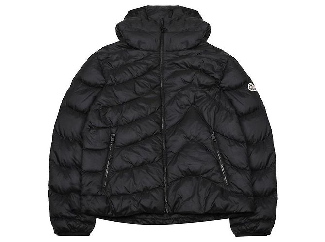 Moncler Zephyros Hooded Down Jacket Black - view 3