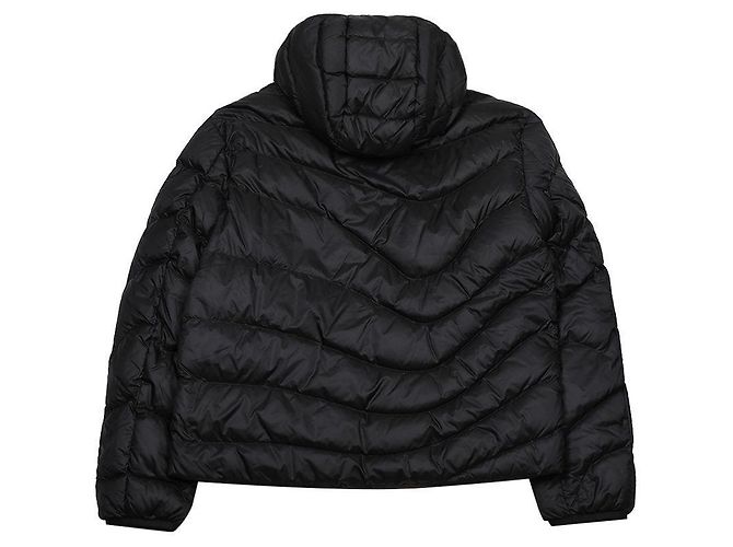 Moncler Zephyros Hooded Down Jacket Black - view 4