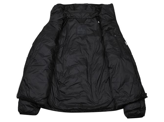 Moncler Zephyros Hooded Down Jacket Black - view 5