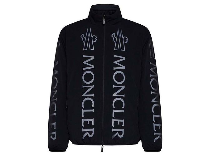 Moncler Short Down Padded Jacket Black - view 4