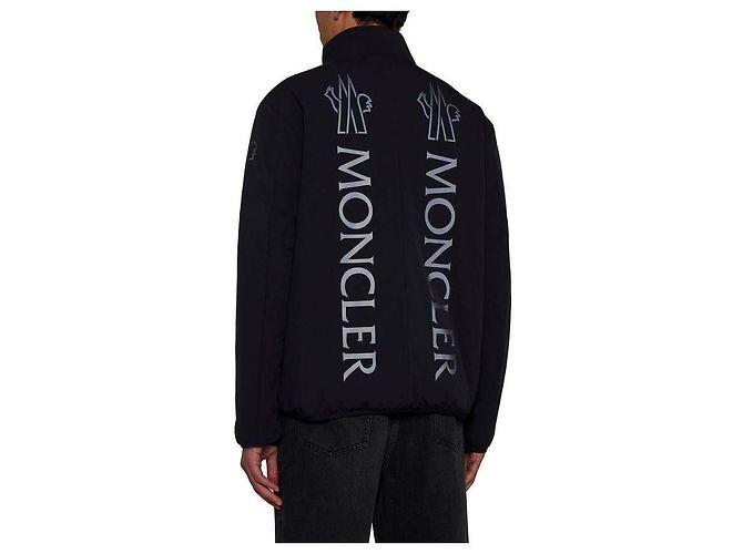 Moncler Short Down Padded Jacket Black - view 5