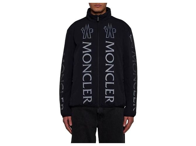 Moncler Short Down Padded Jacket Black - view 6